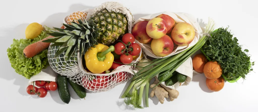 Fruits and vegetables