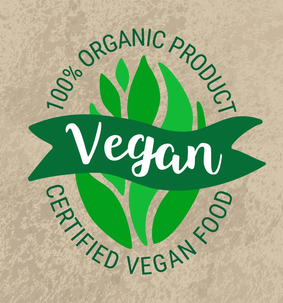 Certified Vegan vector